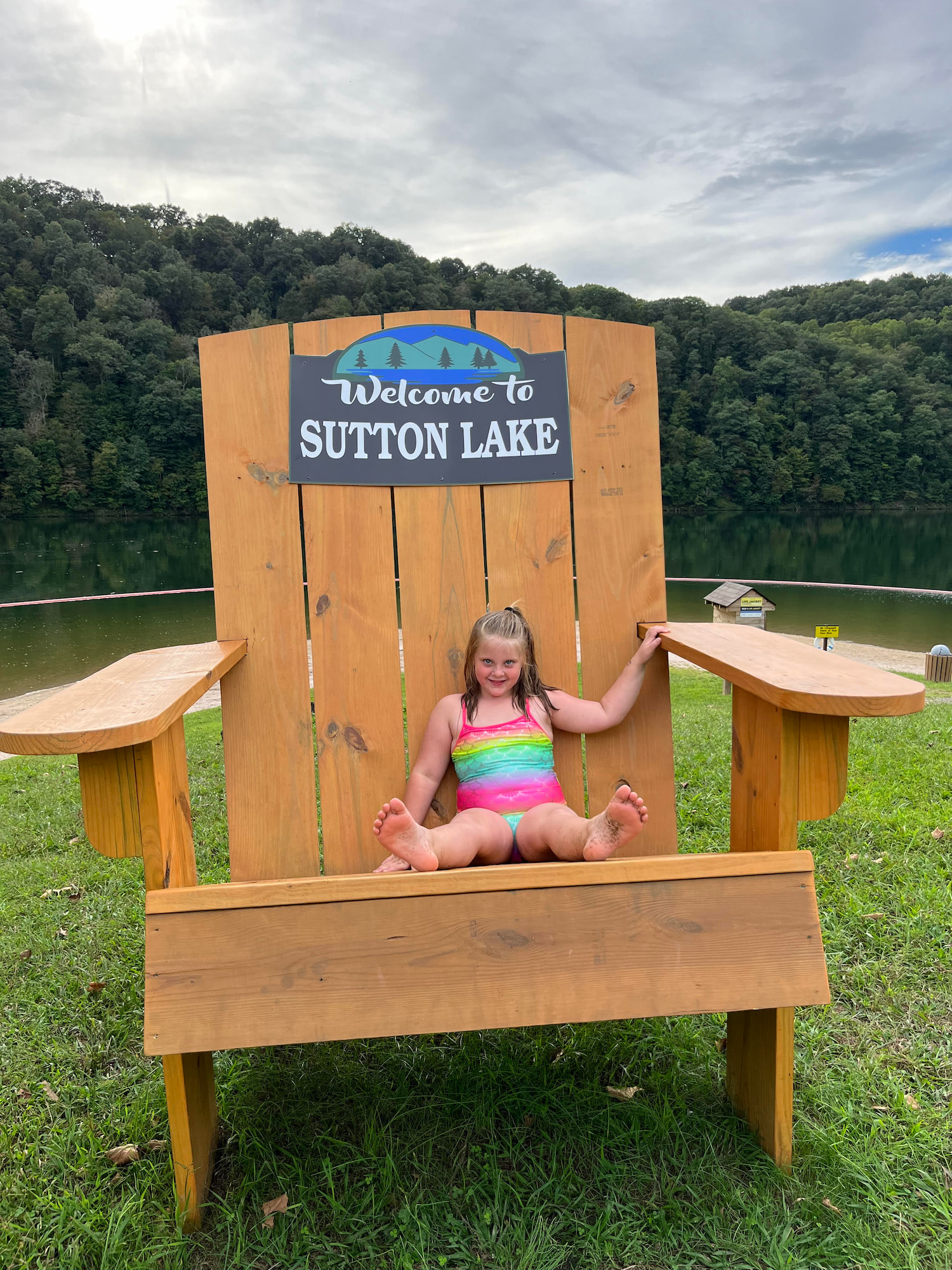 Oversized Adirondack Chair - Bee Run, Sutton Lake. - Visit Braxton, WV ...